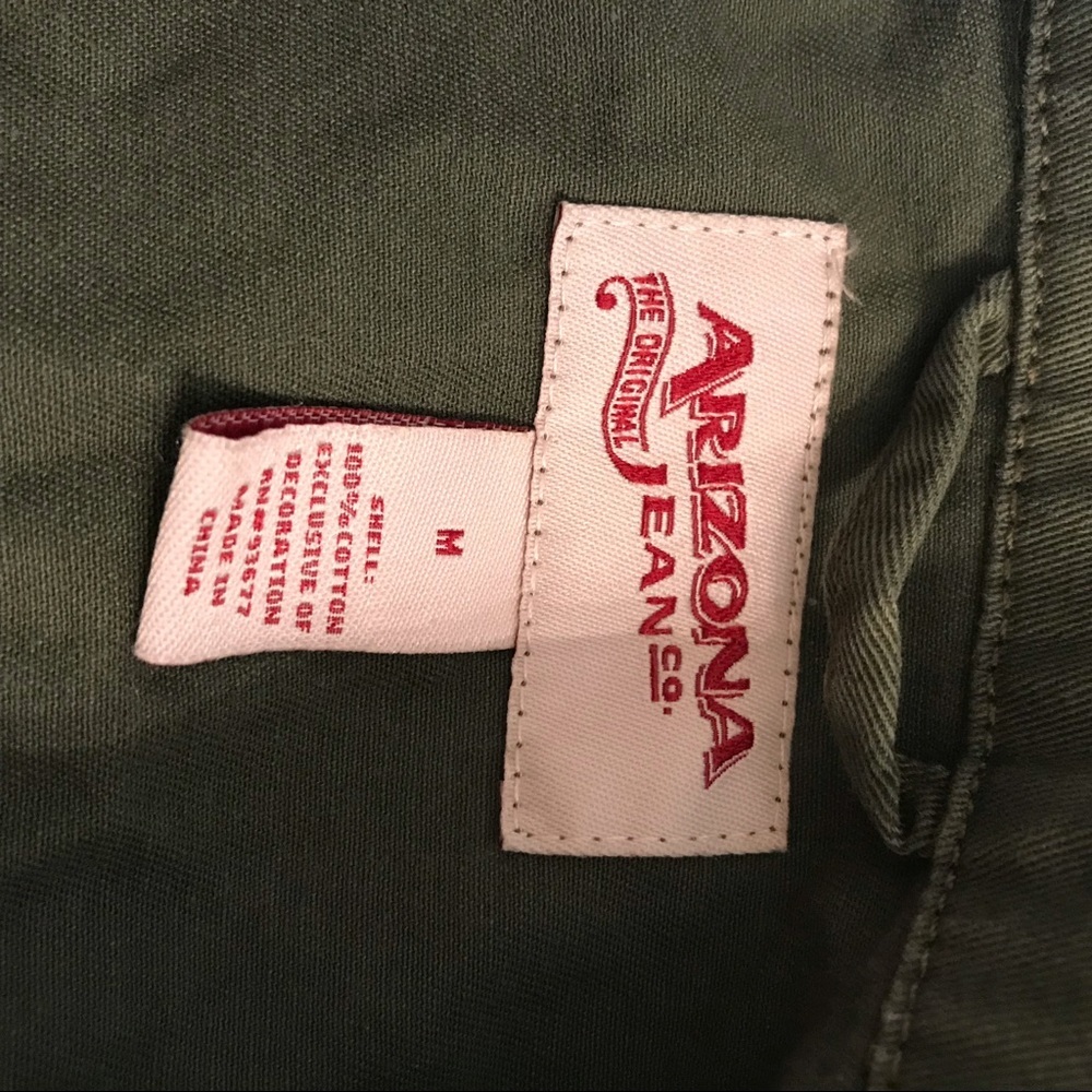Arizona Jeans Green Utility Jacket - Picture 4 of 6